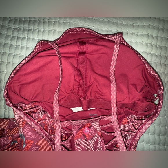 PrAna Kaley Recycled Polyester Active Dress in Rosewood Floral, Size M - Picture 10 of 13